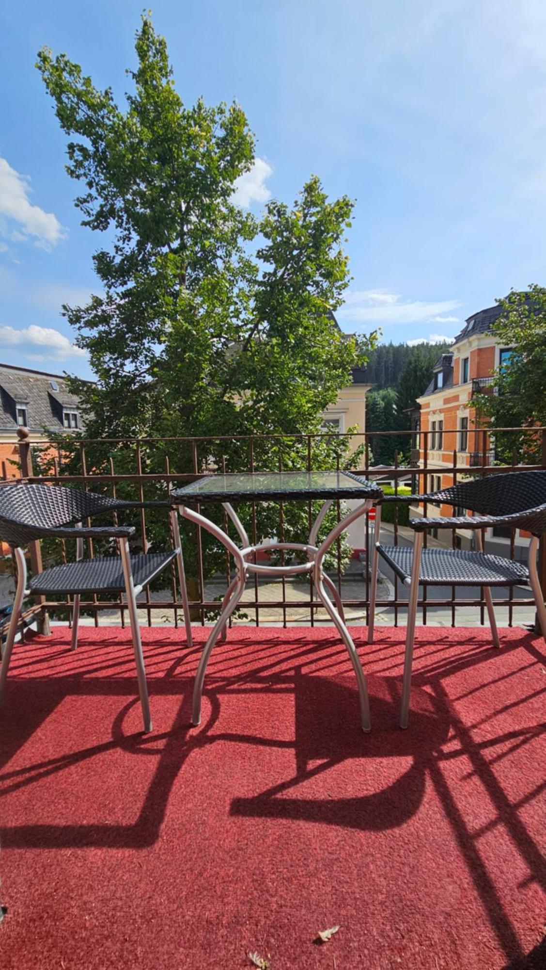 Pension Weisse Rose, Parkplatz, Fruehstueck, Wlan, Zentral Bad Elster Bagian luar foto