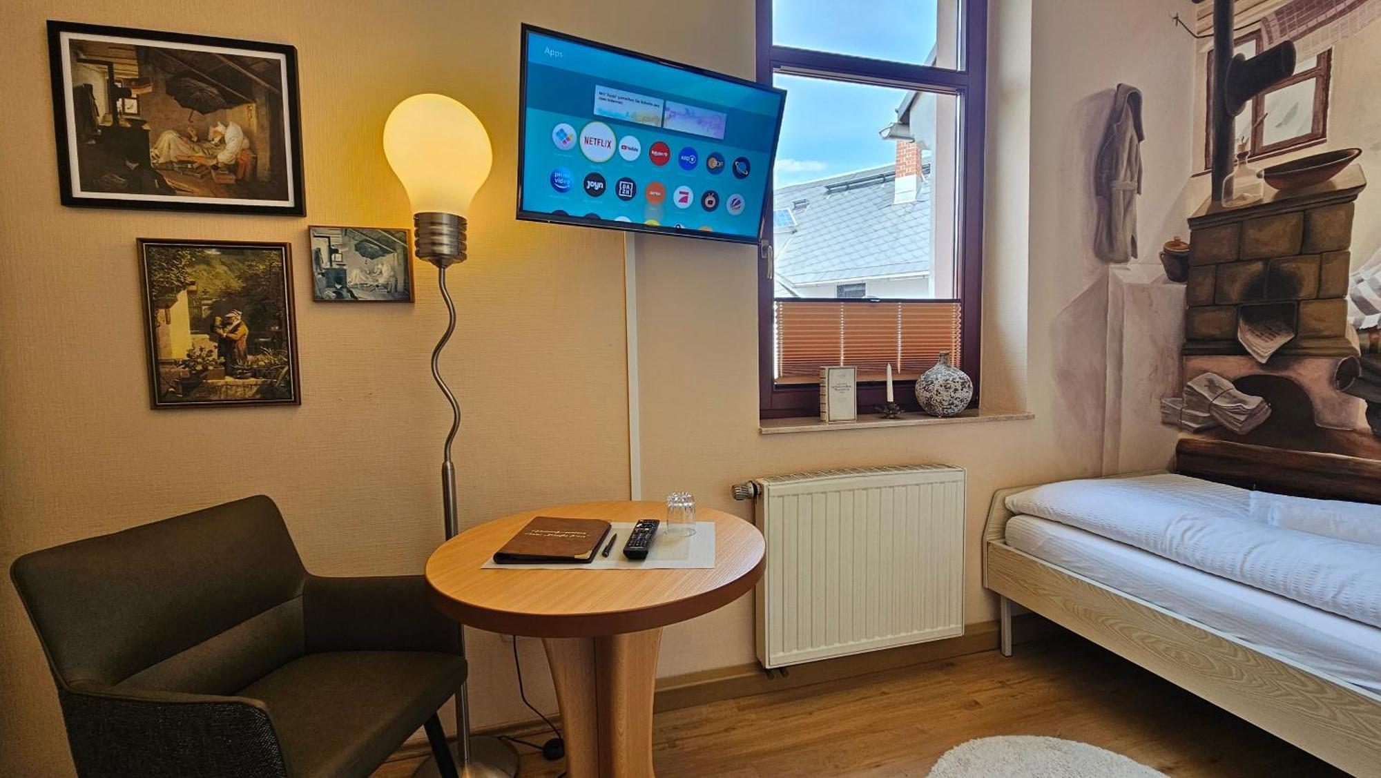 Pension Weisse Rose, Parkplatz, Fruehstueck, Wlan, Zentral Bad Elster Bagian luar foto
